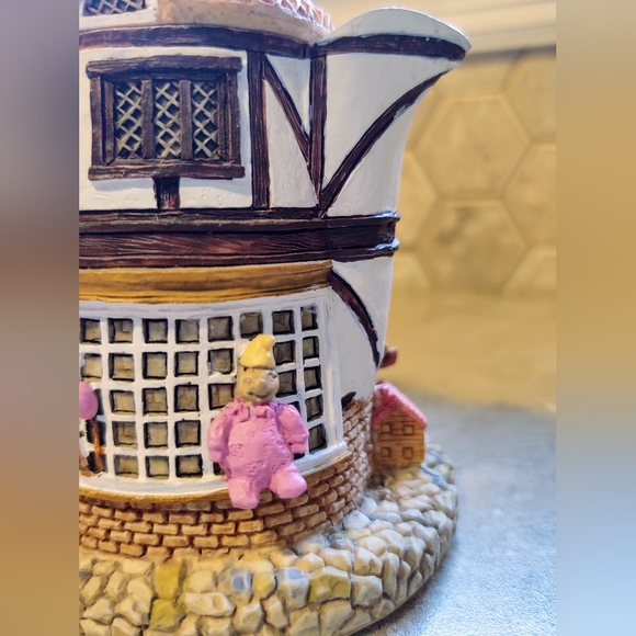 Vtg Hometown Teapot Cottages Merry Go Round Shop - Picture 5 of 13